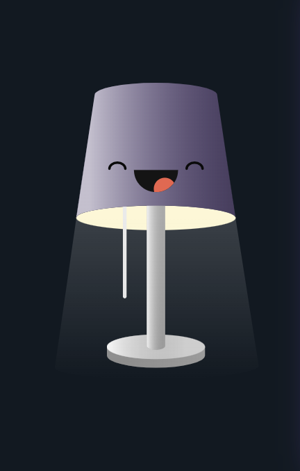Cute Lamp Login Project